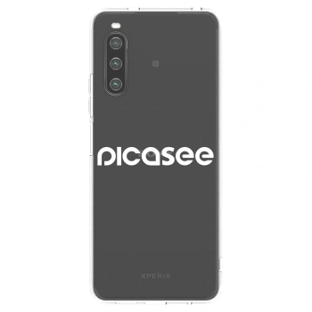 Picasee διαφανής θήκη σιλικόνης Sony Xperia 10 IV 5G - Picasee - new logo - white