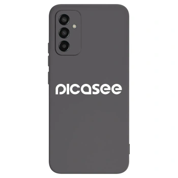 Picasee Μαύρη θήκη σιλικόνης για Samsung Galaxy M13 M135F - Picasee - new logo - white