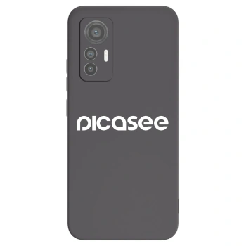 Picasee Μαύρη θήκη σιλικόνης για Xiaomi 12 Lite - Picasee - new logo - white