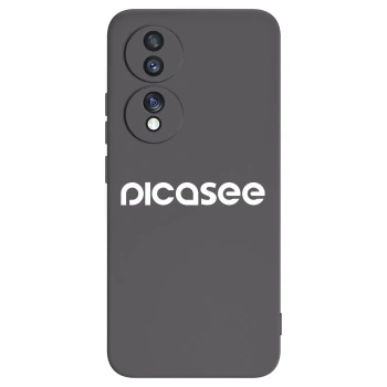 Picasee Μαύρη θήκη σιλικόνης για Honor 70 - Picasee - new logo - white