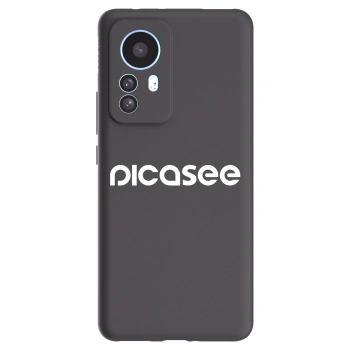 Picasee Μαύρη θήκη σιλικόνης για Xiaomi 12T Pro - Picasee - new logo - white