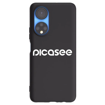 Picasee Μαύρη θήκη σιλικόνης για Honor X7 - Picasee - new logo - white