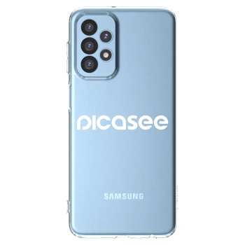 Picasee διαφανής θήκη σιλικόνης Samsung Galaxy A23 A235F 4G - Picasee - new logo - white