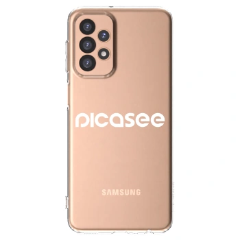 Picasee διαφανής θήκη σιλικόνης Samsung Galaxy A23 A236B 5G - Picasee - new logo - white