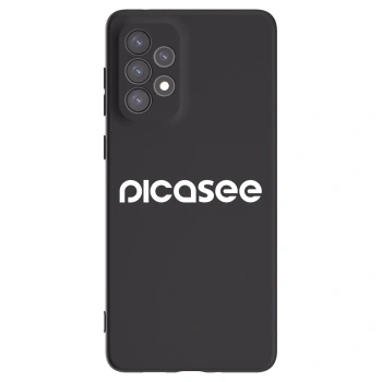 Picasee Μαύρη θήκη σιλικόνης για Samsung Galaxy A73 5G - Picasee - new logo - white