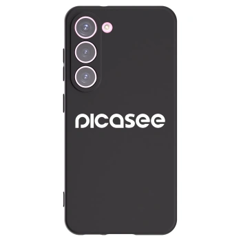 Picasee Μαύρη θήκη σιλικόνης για Samsung Galaxy S23 5G - Picasee - new logo - white