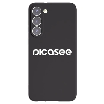 Picasee Μαύρη θήκη σιλικόνης για Samsung Galaxy S23+ 5G - Picasee - new logo - white
