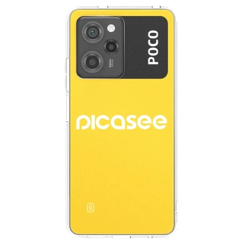 Picasee διαφανής θήκη σιλικόνης Xiaomi Poco X5 Pro - Picasee - new logo - white
