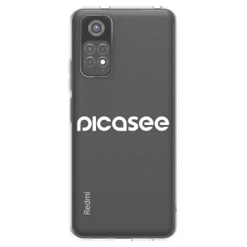 Picasee διαφανής θήκη σιλικόνης Xiaomi Redmi Note 11S 5G - Picasee - new logo - white