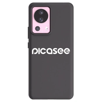 Picasee Μαύρη θήκη σιλικόνης για Xiaomi 13 Lite - Picasee - new logo - white