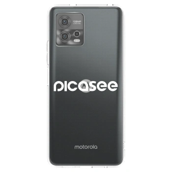 Picasee διαφανής θήκη σιλικόνης Motorola Moto G72 - Picasee - new logo - white