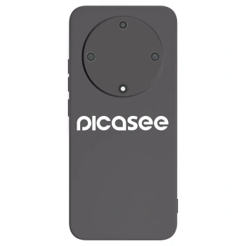 Picasee Μαύρη θήκη σιλικόνης για Honor Magic5 Lite 5G - Picasee - new logo - white