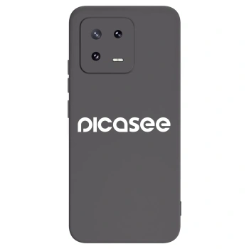 Picasee Μαύρη θήκη σιλικόνης για Xiaomi 13 Pro - Picasee - new logo - white
