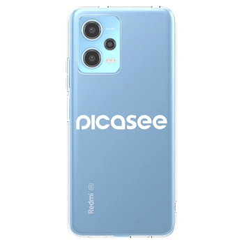 Picasee διαφανής θήκη σιλικόνης Xiaomi Redmi Note 12 5G - Picasee - new logo - white