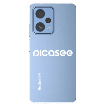 Picasee διαφανής θήκη σιλικόνης Xiaomi Redmi Note 12 Pro 5G - Picasee - new logo - white