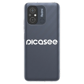 Picasee διαφανής θήκη σιλικόνης Xiaomi Redmi 12C - Picasee - new logo - white