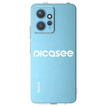 Picasee διαφανής θήκη σιλικόνης Xiaomi Redmi Note 12 4G - Picasee - new logo - white