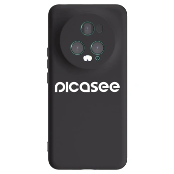 Picasee Μαύρη θήκη σιλικόνης για Honor Magic5 Pro - Picasee - new logo - white