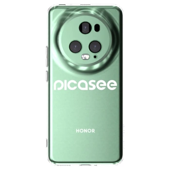 Picasee διαφανής θήκη σιλικόνης Honor Magic5 Pro - Picasee - new logo - white