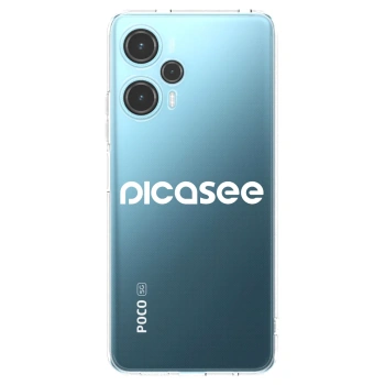 Picasee διαφανής θήκη σιλικόνης Xiaomi Poco F5 - Picasee - new logo - white