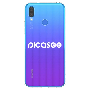 Picasee διαφανής θήκη σιλικόνης Huawei Nova 3i - Picasee - new logo - white