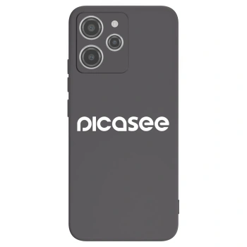 Picasee Μαύρη θήκη σιλικόνης για Xiaomi Redmi 12 4G - Picasee - new logo - white
