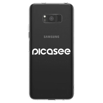 Picasee διαφανής θήκη σιλικόνης Samsung Galaxy S8 G950F - Picasee - new logo - white