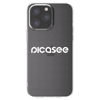Picasee διαφανής θήκη σιλικόνης Apple iPhone 15 Pro Max - Picasee - new logo - white
