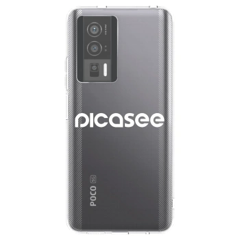 Picasee διαφανής θήκη σιλικόνης Xiaomi Poco F5 Pro 5G - Picasee - new logo - white