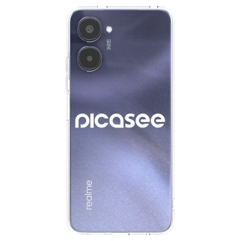 Picasee διαφανής θήκη σιλικόνης Realme 10 4G - Picasee - new logo - white