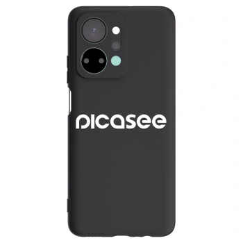 Picasee Μαύρη θήκη σιλικόνης για Honor X7a - Picasee - new logo - white