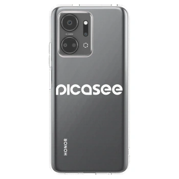 Picasee διαφανής θήκη σιλικόνης Honor X7a - Picasee - new logo - white
