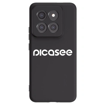 Picasee Μαύρη θήκη σιλικόνης για Xiaomi 14 Pro - Picasee - new logo - white