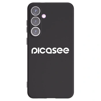 Picasee Μαύρη θήκη σιλικόνης για Samsung Galaxy S24+ S926B 5G - Picasee - new logo - white