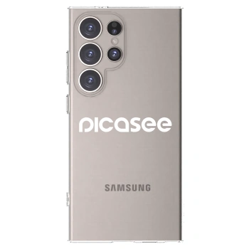 Picasee διαφανής θήκη σιλικόνης Samsung Galaxy S24 Ultra S928B 5G - Picasee - new logo - white