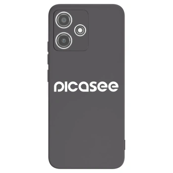 Picasee Μαύρη θήκη σιλικόνης για Xiaomi Redmi 12 5G - Picasee - new logo - white