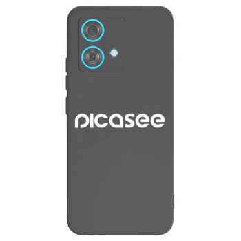 Picasee Μαύρη θήκη σιλικόνης για Motorola Edge 40 Neo - Picasee - new logo - white