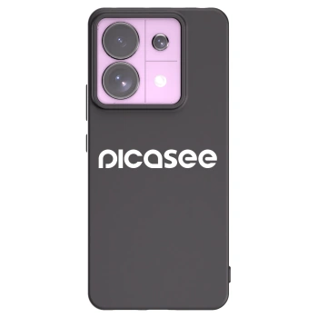 Picasee Μαύρη θήκη σιλικόνης για Xiaomi Redmi Note 13 Pro 5G - Picasee - new logo - white