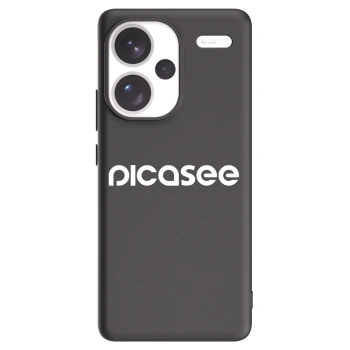Picasee Μαύρη θήκη σιλικόνης για Xiaomi Redmi Note 13 Pro+ 5G - Picasee - new logo - white