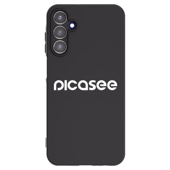 Picasee Μαύρη θήκη σιλικόνης για Samsung Galaxy A15 A156B 5G - Picasee - new logo - white
