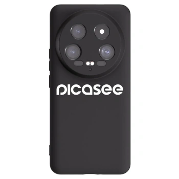 Picasee Μαύρη θήκη σιλικόνης για Xiaomi 14 Ultra - Picasee - new logo - white