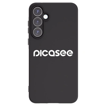 Picasee Μαύρη θήκη σιλικόνης για Samsung Galaxy A55 5G A556B - Picasee - new logo - white