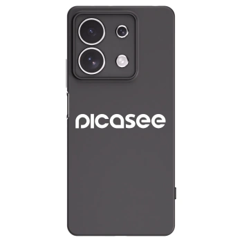 Picasee Μαύρη θήκη σιλικόνης για Xiaomi Redmi Note 13 4G - Picasee - new logo - white