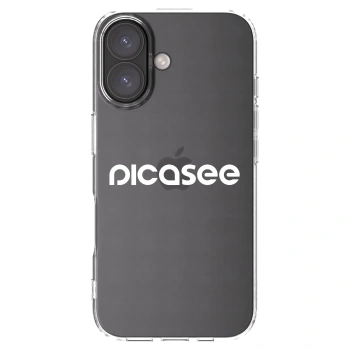 Picasee διαφανής θήκη σιλικόνης Apple iPhone 16 - Picasee - new logo - white