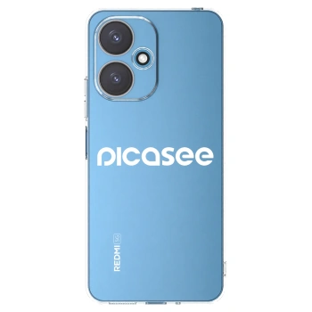 Picasee διαφανής θήκη σιλικόνης Xiaomi Redmi 13C 5G - Picasee - new logo - white