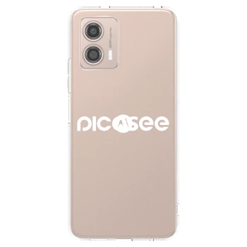 Picasee διαφανής θήκη σιλικόνης Motorola Moto G53 5G - Picasee - new logo - white