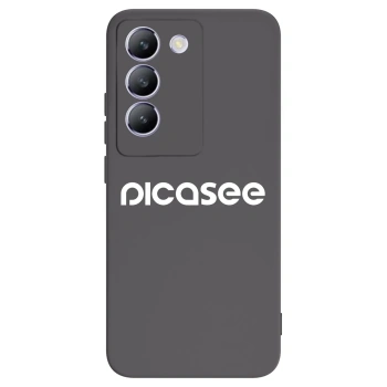 Picasee Μαύρη θήκη σιλικόνης για Vivo V40 SE 5G - Picasee - new logo - white