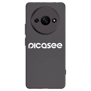 Picasee Μαύρη θήκη σιλικόνης για Xiaomi Redmi A3 - Picasee - new logo - white