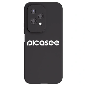 Picasee Μαύρη θήκη σιλικόνης για Honor 200 Lite - Picasee - new logo - white