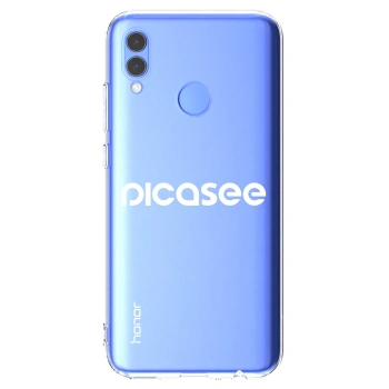 Picasee διαφανής θήκη σιλικόνης Huawei P Smart 2019 - Picasee - new logo - white